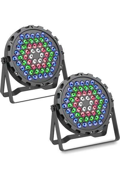 Generic 2-حزمة من أضواء LED للمسرح (وحدة واحدة): 60-خرزة بقوة 90 واط قابلة لل...
