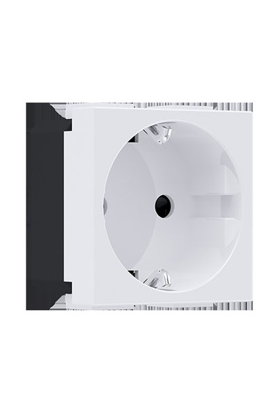 Aca Light MODYS Πρίζα Σούκο Λευκή 2P+E 16A 250VAC IP20 / 10101312400