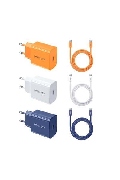 Remax Φορτιστής ταχείας φόρτισης GaN 40W USB-C PD με καλώδιο USB-C 65W CA10
