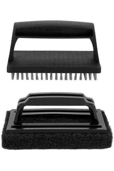 Generic Heavy Duty Swimming Pool Cleaning Brush with Steel Wire and Sponge Sc...