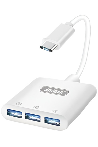 Andowl USB-C Hub 3 σε 1 με 3 θύρες USB Q-US3