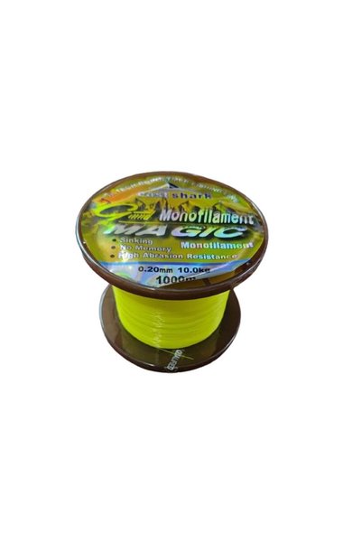 prokarpfishing Fir monofilamet galben fluo eastshark rola de -1000m/0.25mm-10kg