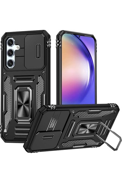 GENERAL ايليبيك حافظة هاتف جالاكسي A73 5G مع غطاء كاميرا، سامسونج A73 5G، غطا...