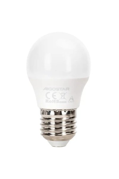 OEM Λάμπα LED G45 E27 4.9W 6500K ψυχρό φως Dimmable Aigostar