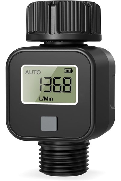 Generic Water Flow Meter, High Accuracy and IPX6 Waterproof, Standard 3/4" Ho...