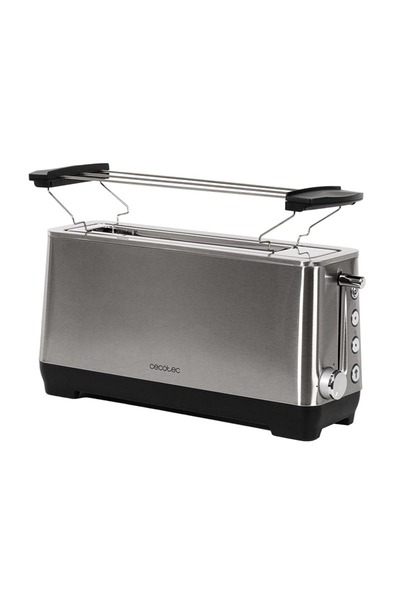 OEM Cecotec BigToast Extra 03085 φρυγανιέρα 2 θέσεων 1100W σε ασημί χρώμα