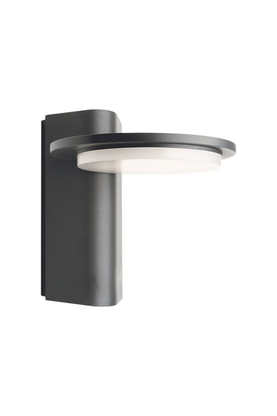 Aca Light ΦΩΤΙΣΤΙΚΟ ΤΟΙΧΟΥ LED SMD 13W 780LM 145° 230V AC 3.000K ΣΚΟΥΡΟ ΓΚΡΙ ...