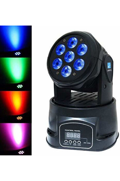 OEM LED φωτορυθμικό με ρομποτική κεφαλή RGBW 70W 7LED Aerbes AB-WT13