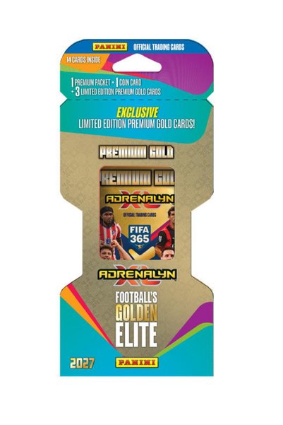 Next Plus Lisanslı Adrenalyn XL™ FIFA 365 – 2027 Premium Trading Cards 1 Premium Packet (10 cards including 5 Core cards, 2 Fans cards, 1 Power card, 1 Jewel card and 1 Limited Edition Premium card
