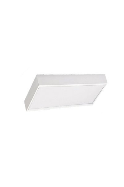 Aca Light Φωτιστικό οροφής φθορίζον, με κάλυμμα οπαλίου, από ανοξείδωτο ατσάλ...