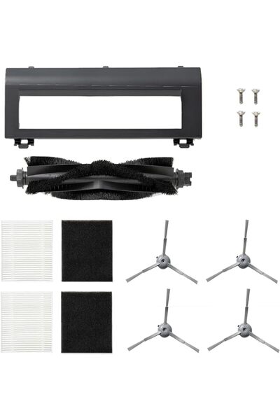 Generic RoboVac replacement accessories kit(side brush*2+filter*2+rolling bru...