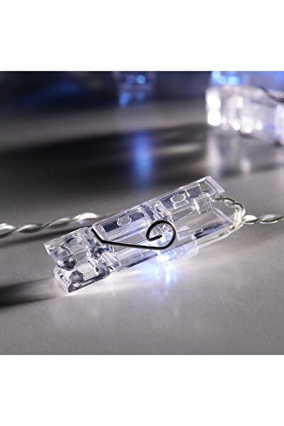 Aca Light ΔΙΑΚΟΣΜΗΤΙΚΑ ΠΛΑΣΤΙΚΑ ΦΩΤΑ ΚΛΙΠ 10 LED ΣΕ ΣΕΙΡΑ ΘΕΡΜΟ ΛΕΥΚΟ ΜΠΑΤΑΡΙ...