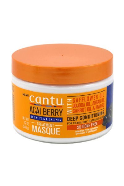 Cantu قناع علاجي لتجديد البشرة بتوت الآساي - 340 جم