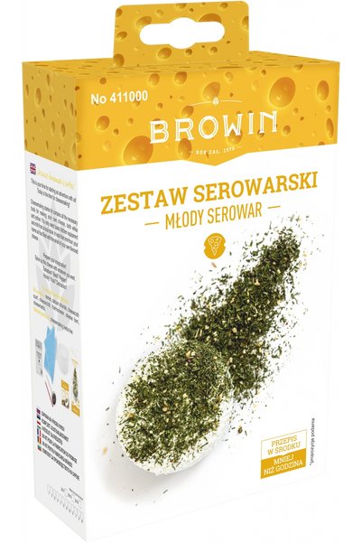 Browin SHERWERKER KIT TINEREȚE PRODUCĂTOR DE BRÂNZĂ 411000