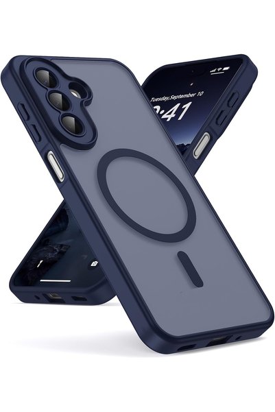 m.tk moveteck Samsung Galaxy A37 Kılıf Mat Magsafe Şarj Görünümlü Kamera Koru...