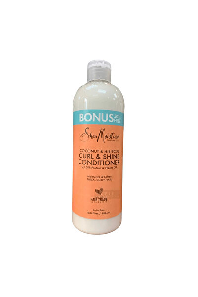 Shea Moisture بلسم جوز الهند والكركديه لتجعيد الشعر - 586 مل