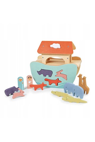 Tender Leaf Toys Navă de lemn, mică Arca lui Noe