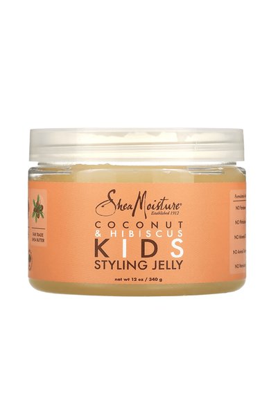Shea Moisture جيلي تصفيف الشعر بجوز الهند والكركديه للأطفال - 340 غرام
