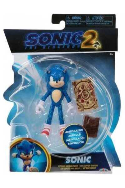 Jakks Pacific Jakks Sonic the Hedgehog 2 Φιγούρα Σόνικ από την Ταινία με Χάρτ...