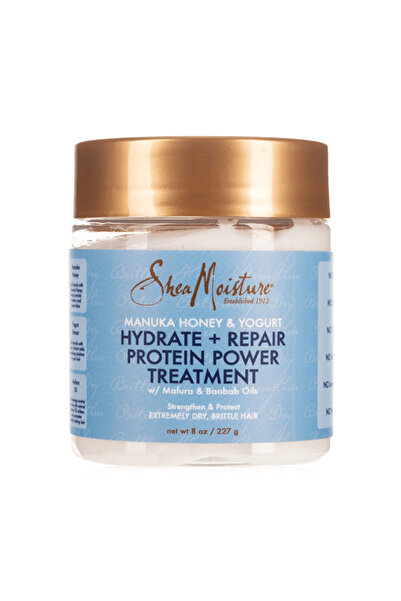 Shea Moisture علاج مرطب ومُصلح للشعر بعسل مانوكا والزبادي - 227 جم