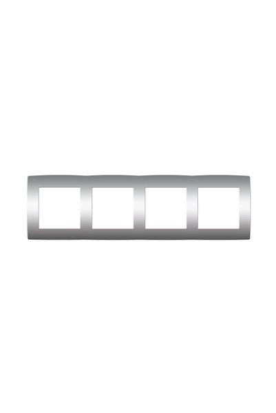Aca Light ΠΛΑΙΣΙΟ PRIME 4 ΘΕΣΕΩΝ ΜΑΤ ΑΛΟΥΜΙΝΙΟ IP20 / 1000119303