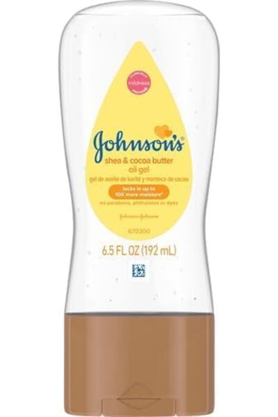 Johnson's Johnson's Baby Oil Gel with Shea & Cocoa Butter - 192 ml