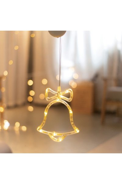 Aca Light ΠΛΑΣΤΙΚΗ ΚΑΜΠΑΝΑ 10 LED ΘΕΡΜΟ ΛΕΥΚΟ ΜΕ ΜΠΑΤΑΡΙΕΣ 3XAAA IP20 160X205...
