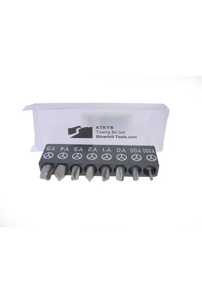 Generic مجموعة رؤوس مفك براغي ATKYB Triwing؛ 8 رؤوس؛ مقاسات من Y000 إلى Y5