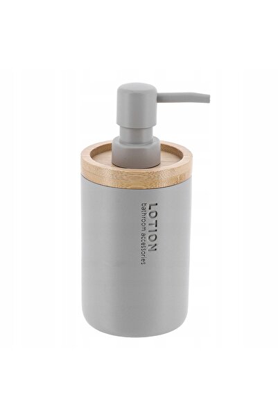 NO BRAND Dozator de săpun din polirășină 280 ml gri minimalist