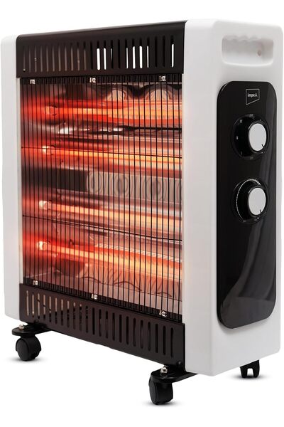 Generic Quartz Tube Heater 4 Tubes 3 Heating Powers 550/1100/2200W, Over Heat...