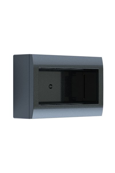 Aca Light ΕΠΙΤΟΙΧΙΑ ΚΟΥΤΙ 4 ΘΕΣΕΩΝ ΑΝΘΡΑΚΙΤΗ IP20 / 10101433605