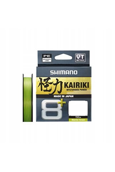 Shimano Kairiki 8+ LimeGreen Braid 150m 0,06mm