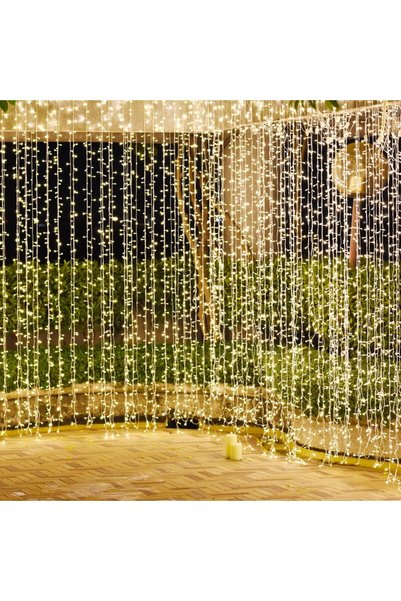 Aca Light ΦΩΤΑ ΚΟΥΡΤΙΝΑΣ 240 LED 20x12 ΣΕΙΡΕΣ ΘΕΡΜΟ ΛΕΥΚΟ ΜΕ ΤΡΟΦΟΔΟΤΙΚΟ 31VD...