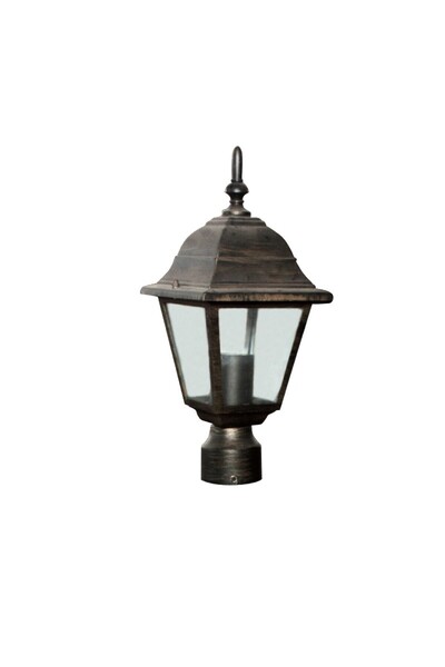 Aca Light ΤΕΤΡΑΓΩΝΟ ΦΑΝΑΡΙ ΑΛΟΥΜΙΝΙΟΥ ΣΕ ΑΝΘΡΑΚΙ ΧΡΩΜΑ ΜΕ ΥΠΟΔΟΧΗ 1