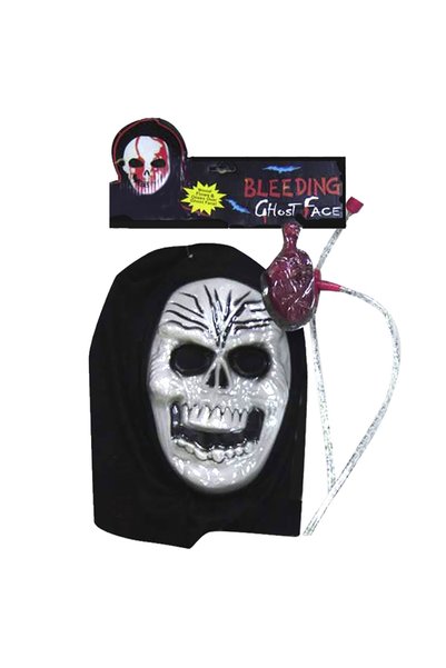 OEM Μάσκα Ghost Face ενήλικα πετά αίμα Carnavalista 2367