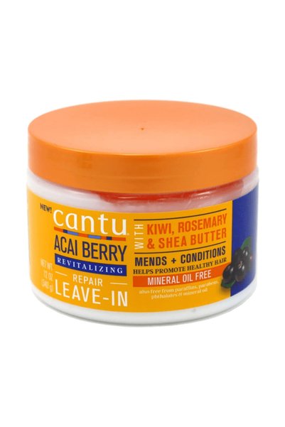 Cantu بلسم ليف إن منشط للشعر بخلاصة التوت الآساي - 340 جرام