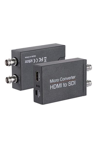 NALACAL محول HDMI إلى SDI، محول HDMI إلى 3G-SDI/HD-S DI صغير الحجم، يدعم دمج ...