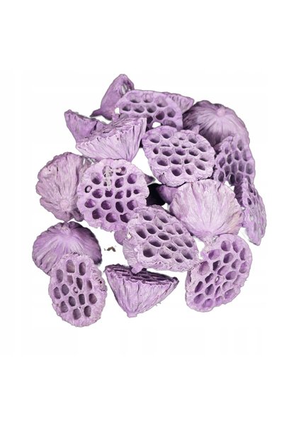LUK Lotus violet, floare de lotus uscată 8-10 cm, 25 bucăți accesorii florale
