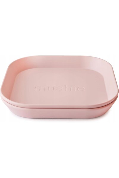 NO BRAND Set de masă pentru copii Mushie, Roz pal