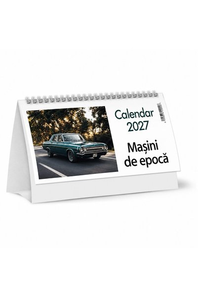 Libra Calendar de Birou 2027 Masini de Epoca