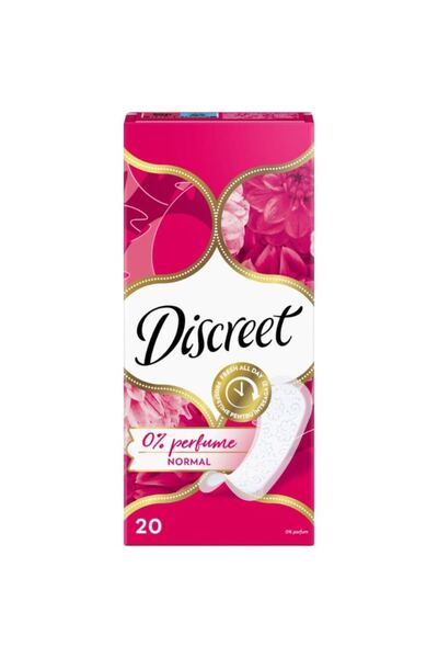 Discreet Normal Plus daily pads, 20 pieces