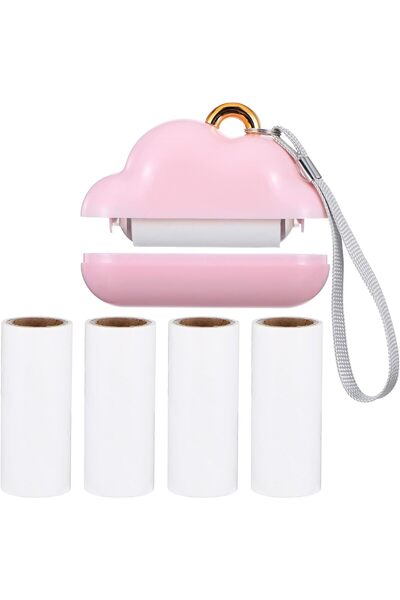 Generic Mini Lint Roller for Travel with 4 Refills, Extra Sticky Portable Clo...