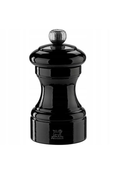 Peugeot Râșniță de piper Bistro 10 cm, lemn lacuit negru