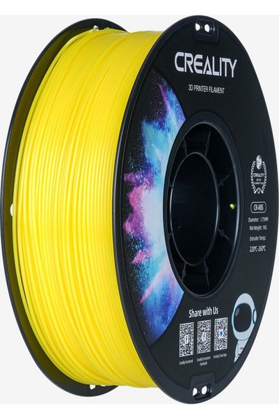 Creality CR-ABS Κίτρινο Νήμα Εκτυπωτή 3D, Σταθερότητα Μεγάλων Σωμάτων, Αντοχή...
