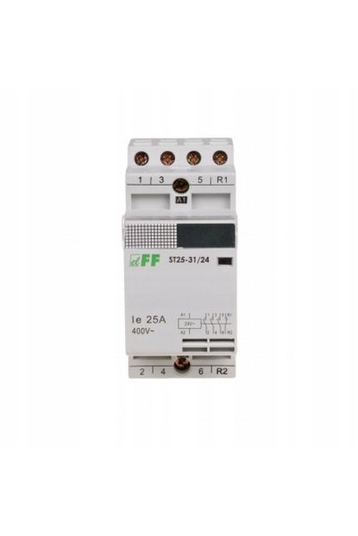 F&F DİZAYN Contactor modular, montare pe șină, contact 4NC, 40A ST40-04