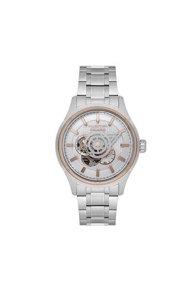 Valentino Orlandi Silver Stainless Steel Watch for Men VO.1.10025-1