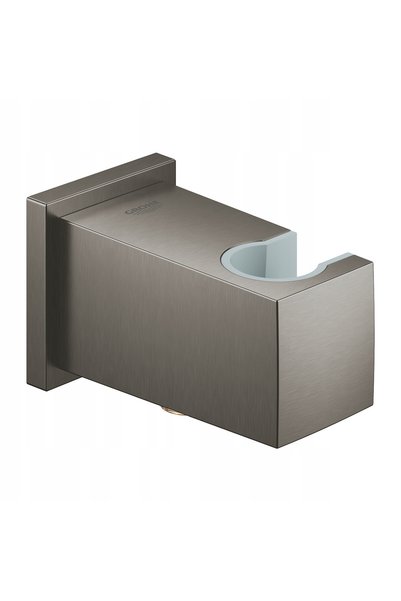 Grohe Cot de racordare la perete Euphoria Cube, grafit dur periat, cu moco