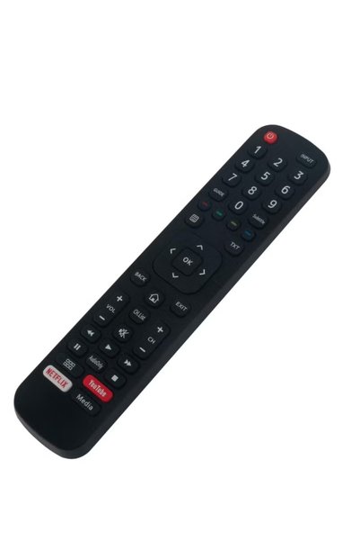 Generic Replacement Remote Control For Hisense Smart TV-Remote Netflix Prime Video YouTube Google Play Buttons Black