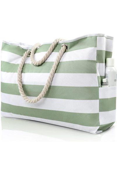 Generic Beach Bag for Women, Large Beach Tote Bag, Waterproof Sandproof Beach...