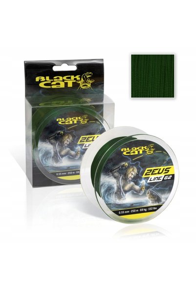 Black Cat Fir împletit Zeus line G2 0.45mm 46kg 400m